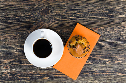 aromatic coffee and delicious pastries, a Food & Drink Photo by MyPhotos