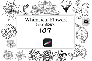 Procreate Art Journal Flower Brushes