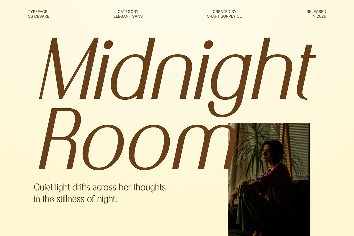 CS Cesare – Elegant Sans Serif, a Sans Serif Font by Craft Supply Co. (Photo 4 of 8)