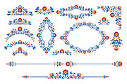 Floral Alphabet, Frames, Decors Set, a Decorative Illustration by Vector beauty (Thumbnail 13 of 13)