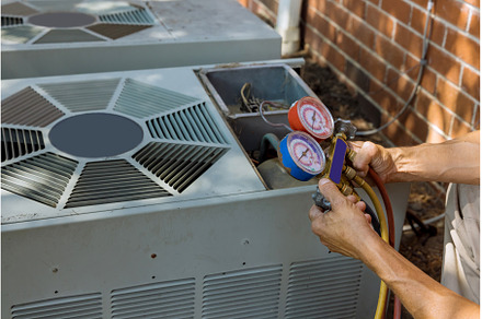 Air conditioning technician of, an Industrial Photo by Ungvar Studio