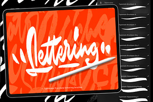Procreate lettering brushes!