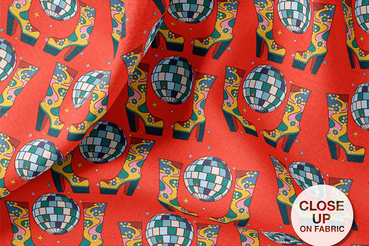 RETRO DISCO, a Pattern Graphic by MSNTY STUDIOX (Photo 9 of 26)