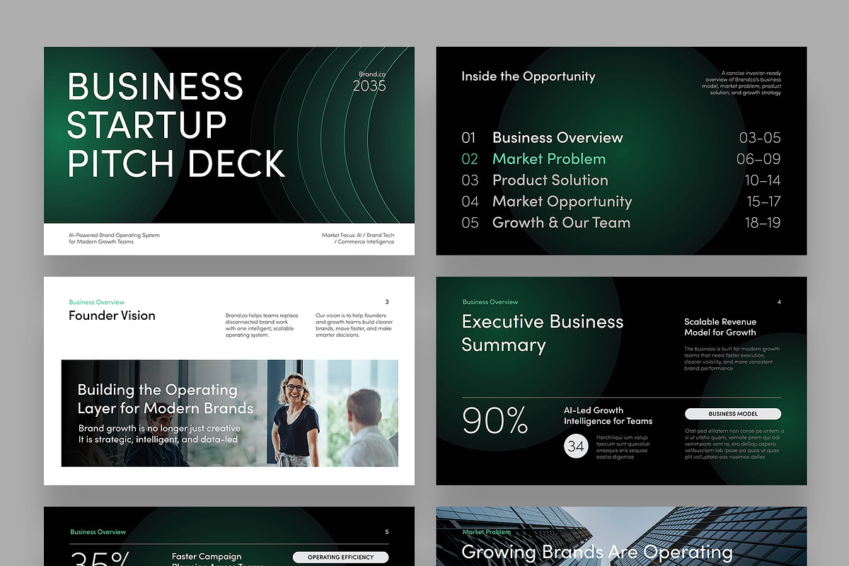 Business Startup Pitch Deck, a Presentation Template by BrandPacks (Photo 7 of 7)