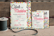 3 Fun Pattern Wedding Suite, an Invitation Template by BlueRobinDesignShop (Thumbnail 2 of 6)