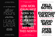 ModeSans Modern Sans Serif Typeface, a Sans Serif Font by VP Fonts (Thumbnail 13 of 39)