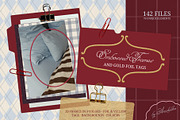 Gold Foil Labels and Embossed Frames, an Object Graphic by Anzhelika (Thumbnail 1 of 10)