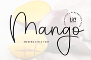 Mango | Script Font, a Handwritten Font by Scratchones (Thumbnail 1 of 9)