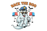 Back The Boo Ghost PNG, an Illustration by CraftArtStudio (Thumbnail 1 of 4)