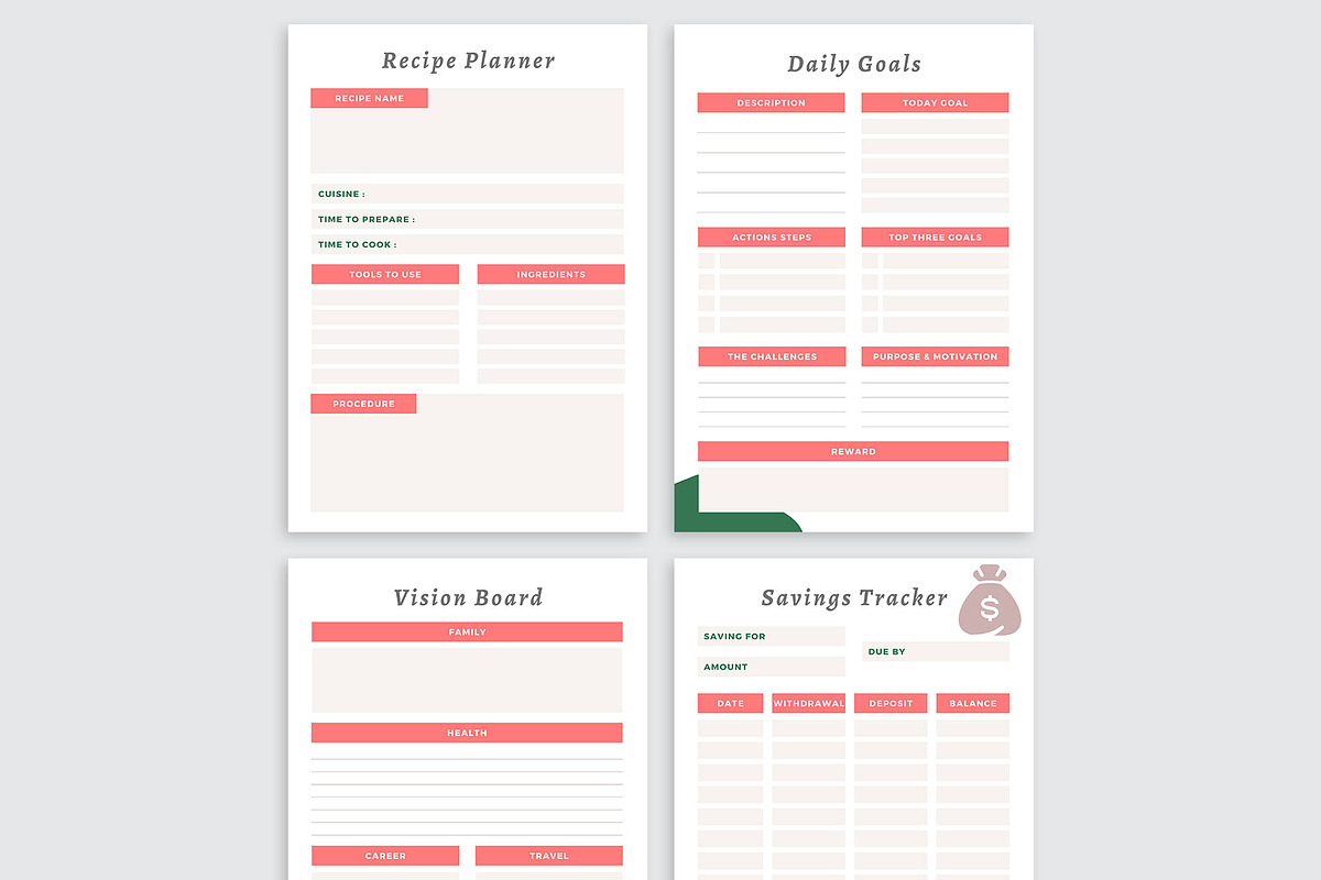 Ultimate Canva Planner, a Stationery Template by MNT-Creator (Photo 9 of 11)