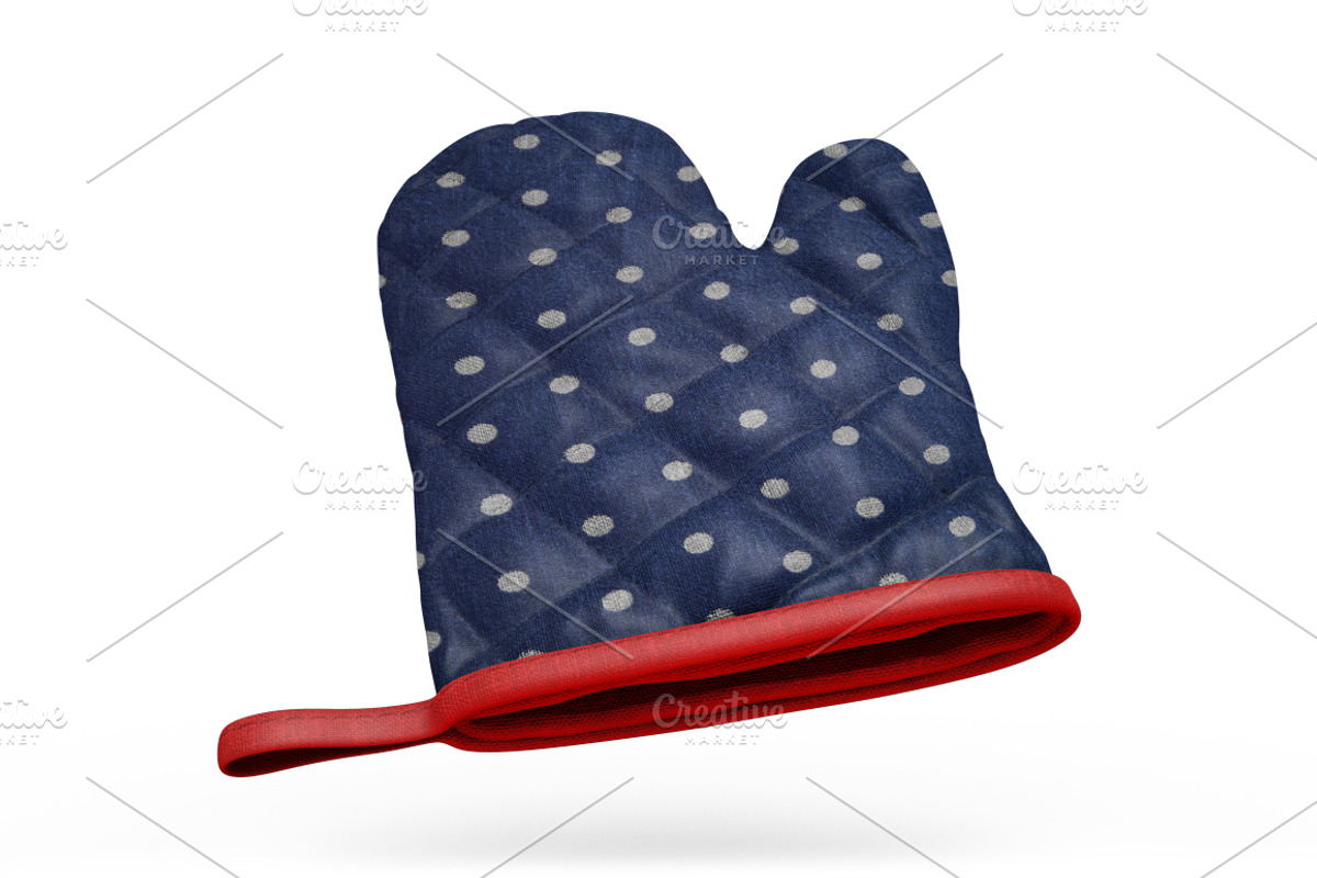Quilted Oven Mitts Mockup, a Household Mockup by PixelMockup (Photo 13 of 17)