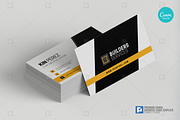 Construction Canva Business Card 02, a Business Card Template by PSDPixel (Thumbnail 3 of 4)