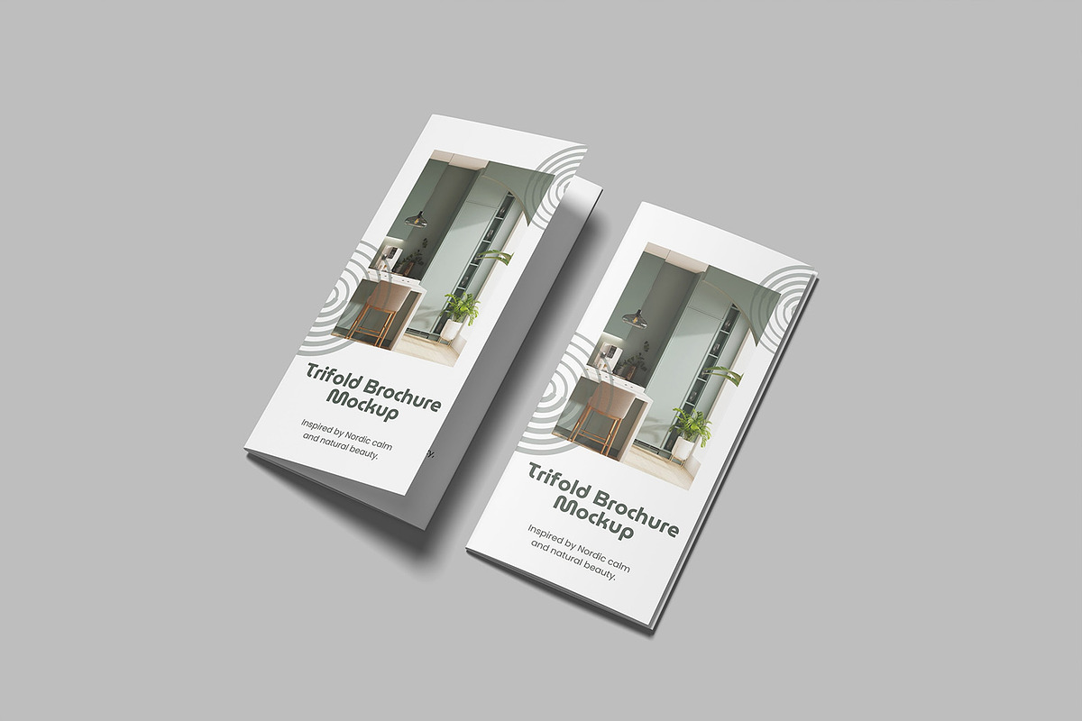 Trifold Brochure Mockup, an Advertising Mockup by graphicsecond (Photo 2 of 5)