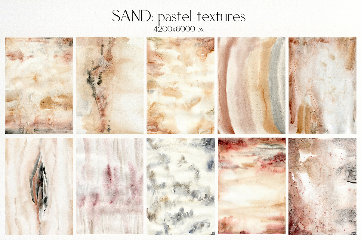 SAND Neutral abstract textures flora, a Texture Graphic by Yuliya Derbisheva (Photo 3 of 16)