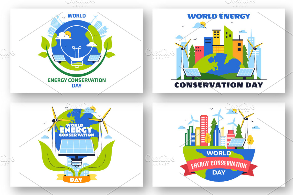 10 World Energy Conservation Day, a Seasonal Illustration by denayunebgt (Photo 3 of 4)