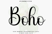 Boho, a Handwritten Font by FreshTypeINK (Thumbnail 1 of 8)
