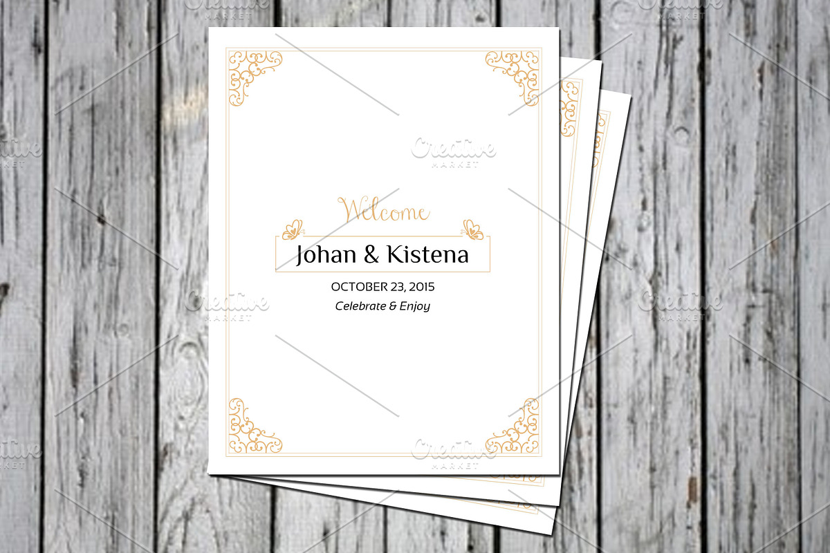 Wedding Welcome Basket Tag, a Stationery Template by retrographix (Photo 1 of 3)