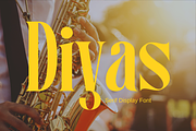 Diyas Font, a Serif Font by Koplexs Studio (Thumbnail 1 of 12)