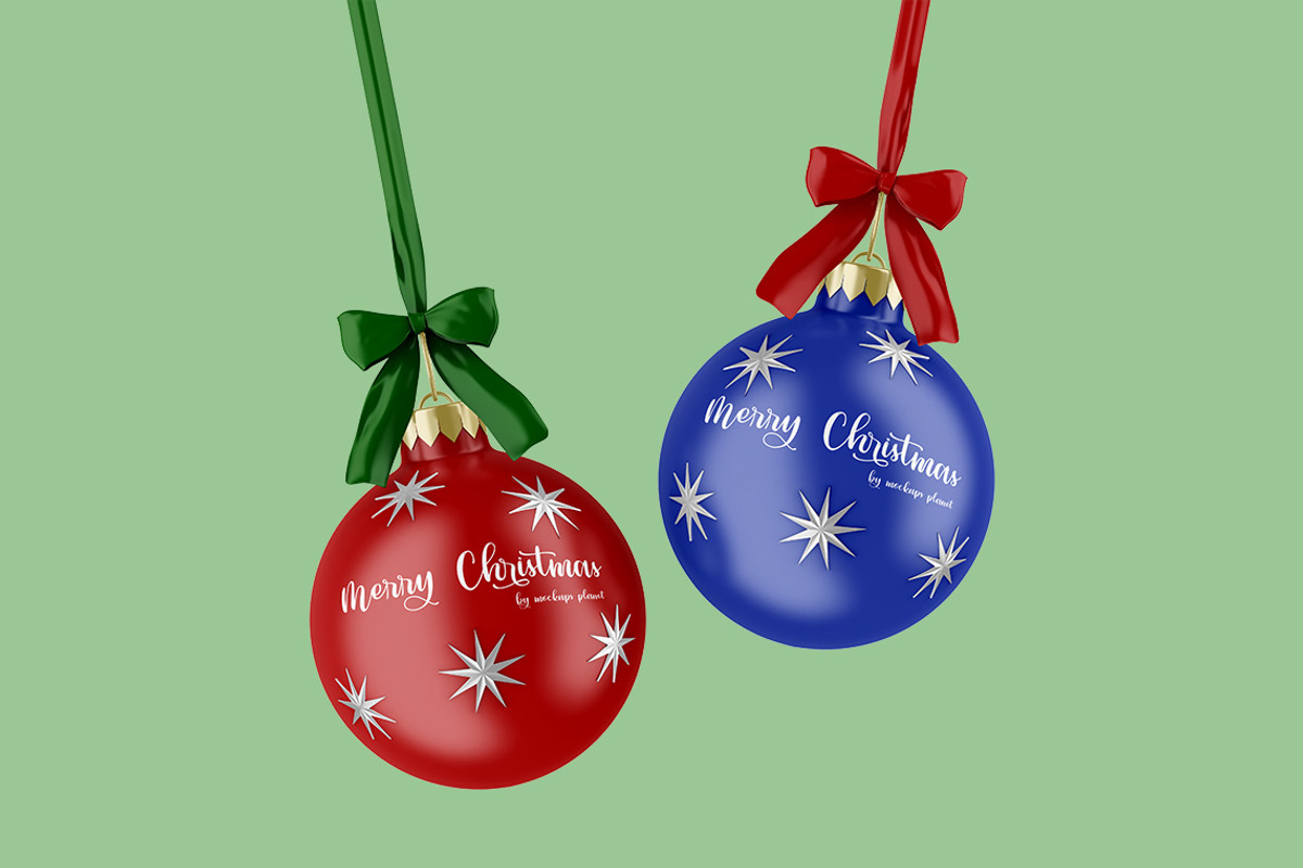 Christmas Ball Mockups, a Mockup by Mockups Planet (Photo 3 of 5)