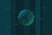 HUD Pro Infographic Elements, an Object Graphic by ConceptCafe (Thumbnail 7 of 30)