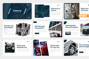 Clanny - Car Wash Keynote Template