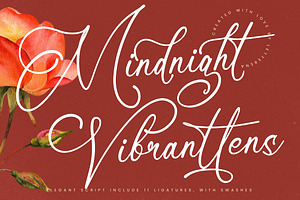 Mindnight Vibranttens Elegant Script