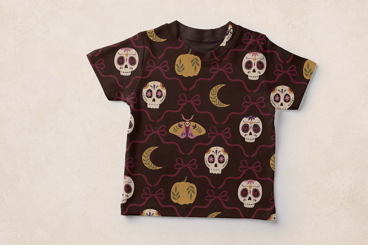 Gothic Halloween Charms Pattern, a Pattern Graphic by Irina Ostapenko (Photo 2 of 4)