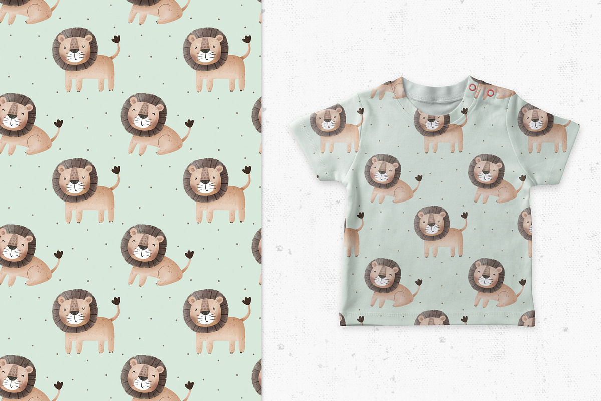 Lion, a Pattern Graphic by AnnieArt (Photo 4 of 5)