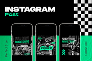 Fitgeek Instagram Template, a Social Media Template by Shinra Labs (Thumbnail 4 of 6)