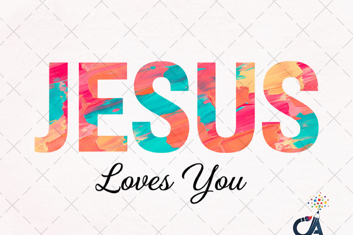 Christian PNG, Jesus Loves You PNG, an Illustration by Creative Art (Photo 1 of 6)