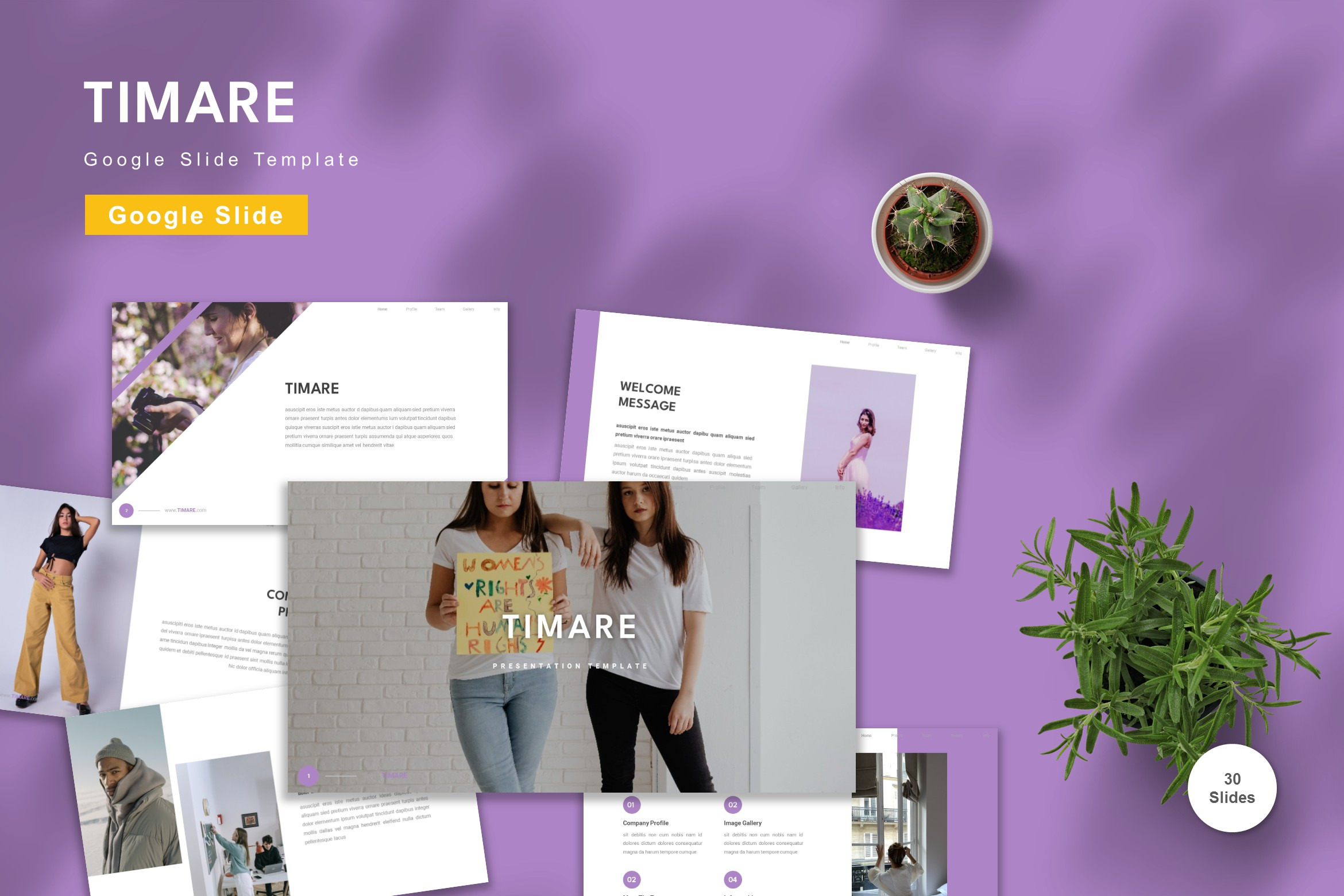 Timare - Google Slide Template, a Presentation Template by StreaksideStd