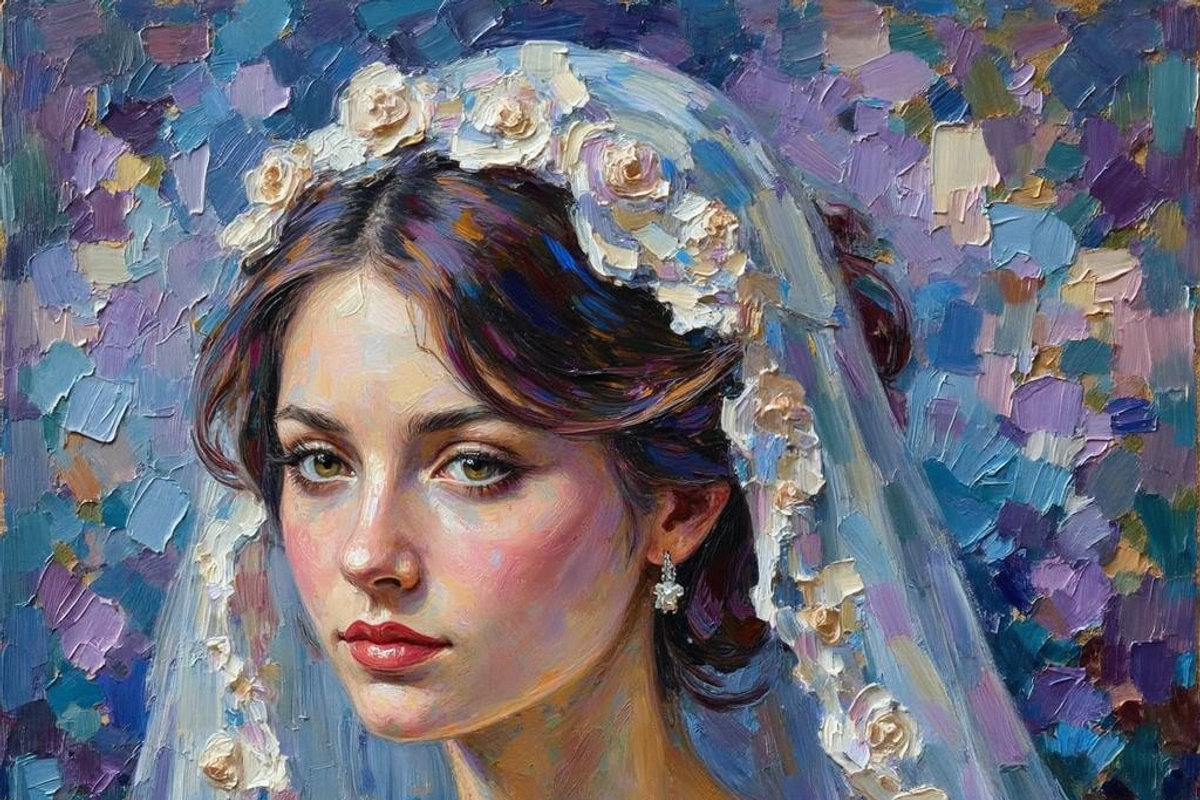Bridal Wedding Bundle Oil Painting, an Illustration by PLUM&FIGS (Photo 19 of 25)