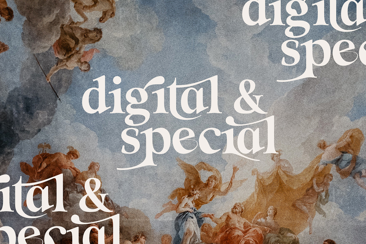 Eighties Nostalgia - Ligature Serif, a Serif Font by SilverStag Type Foundry (Photo 2 of 20)