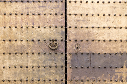 Old door stock photo containing door and golden