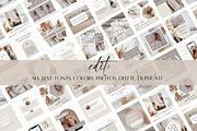 800 Instagram Canva Templates, a Social Media Template by Oh So Social Boutique (Thumbnail 2 of 6)
