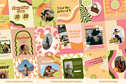 Cowgirl Instagram Post Templates, a Social Media Template by Hell Yeah Designs (Thumbnail 7 of 10)