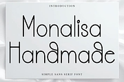 Monalisa Handmade, a Sans Serif Font by InermediaSTUDIO (Thumbnail 1 of 7)