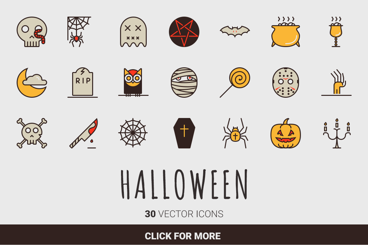 Sale: Halloween Spooky Set, a Graphic by brandcut (Photo 1 of 2)