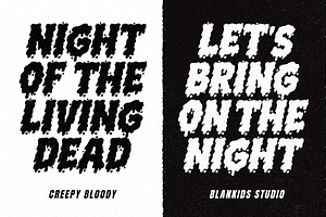 Creepy Bloody A Playful Horror Font