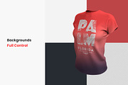 Realistic Women T-Shirt Mockup, a Shirt Mockup by Mockup+ (Thumbnail 5 of 5)