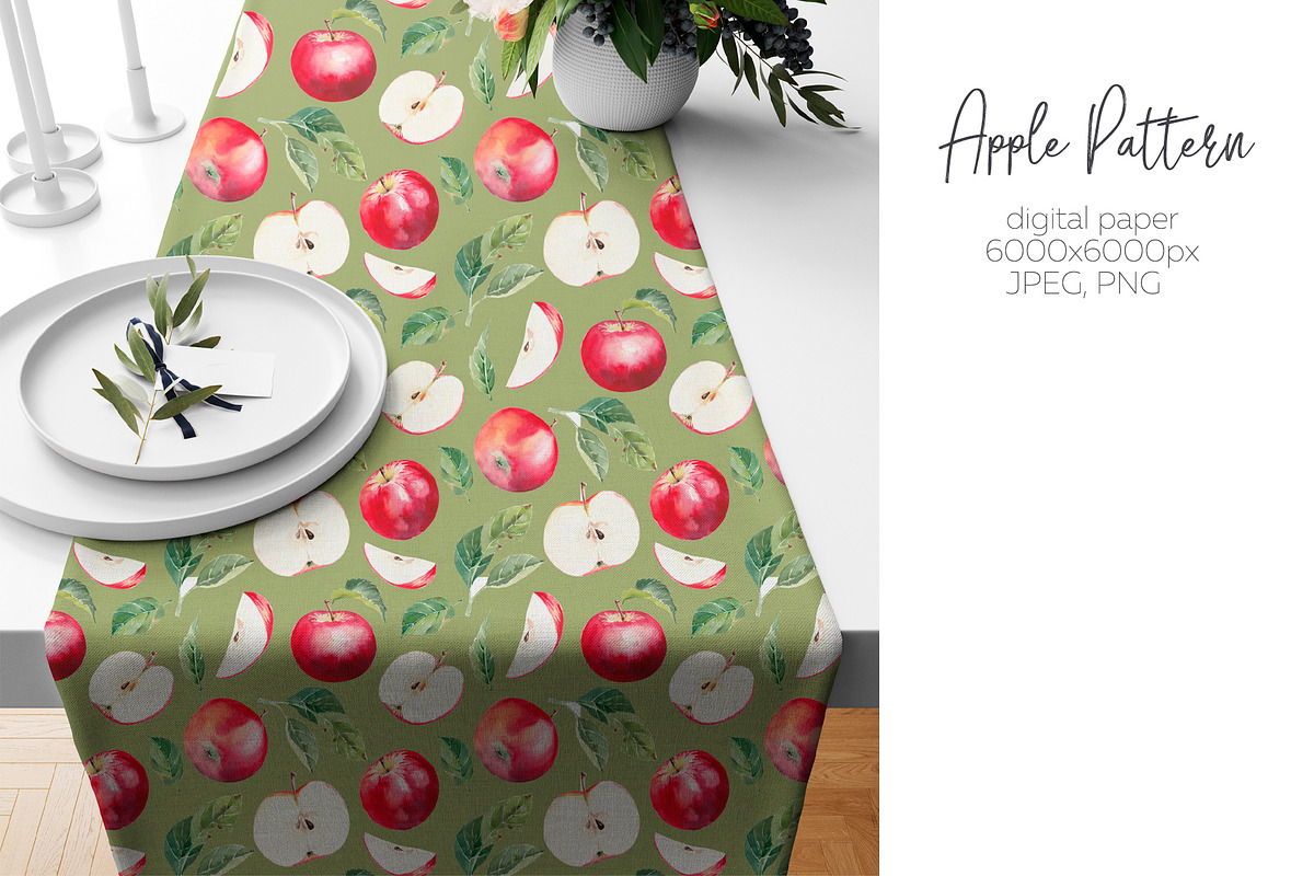 Apple Clipart Collection, an Illustration by YuliyaArtGarden (Photo 8 of 8)