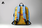 Backpack Mockup Set, a Wearable Device Mockup by ArtDom (Thumbnail 4 of 5)