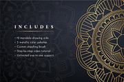 Procreate Mandala Creator Template, a Brush Add-On by Delightful Design (Thumbnail 2 of 11)