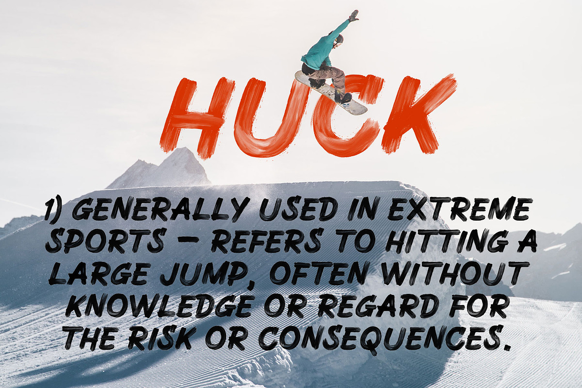 Huck - Handcrafted SVG Brush Font preview 2
