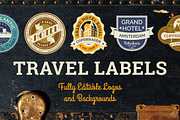 Travel Labels and Badges, a Branding & Logo Template by Wingsart Studio (Thumbnail 7 of 7)