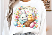 Easter bunny clipart bundle, an Illustration by SinaCreation (Thumbnail 4 of 11)