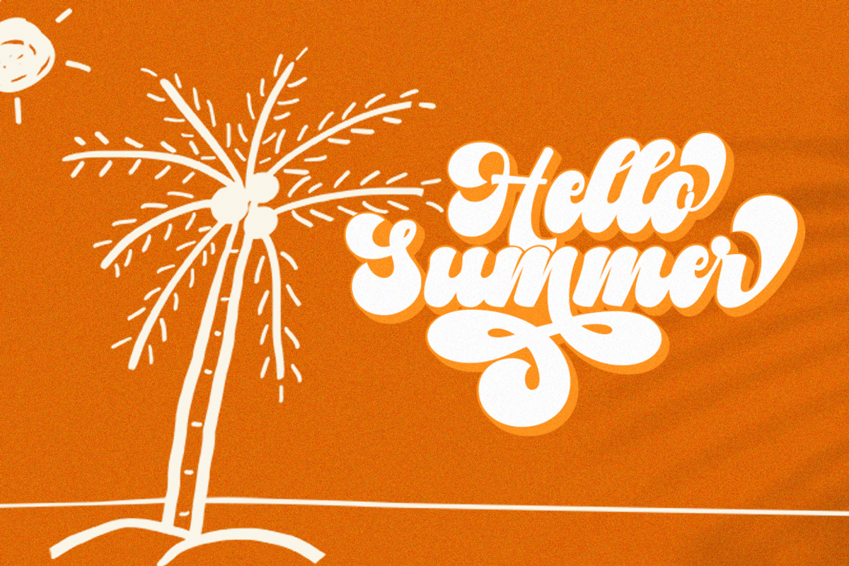 Vintage Retro Font - Brudy, a Script Font by Letter Fresh (Photo 7 of 10)