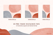 Terracotta Watercolor Shapes, a Texture Graphic by kilaniants (Thumbnail 3 of 14)