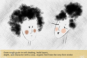 Realistic Dry Media Procreate Brush, a Brush Add-On by HabitusDesigns (Thumbnail 4 of 8)