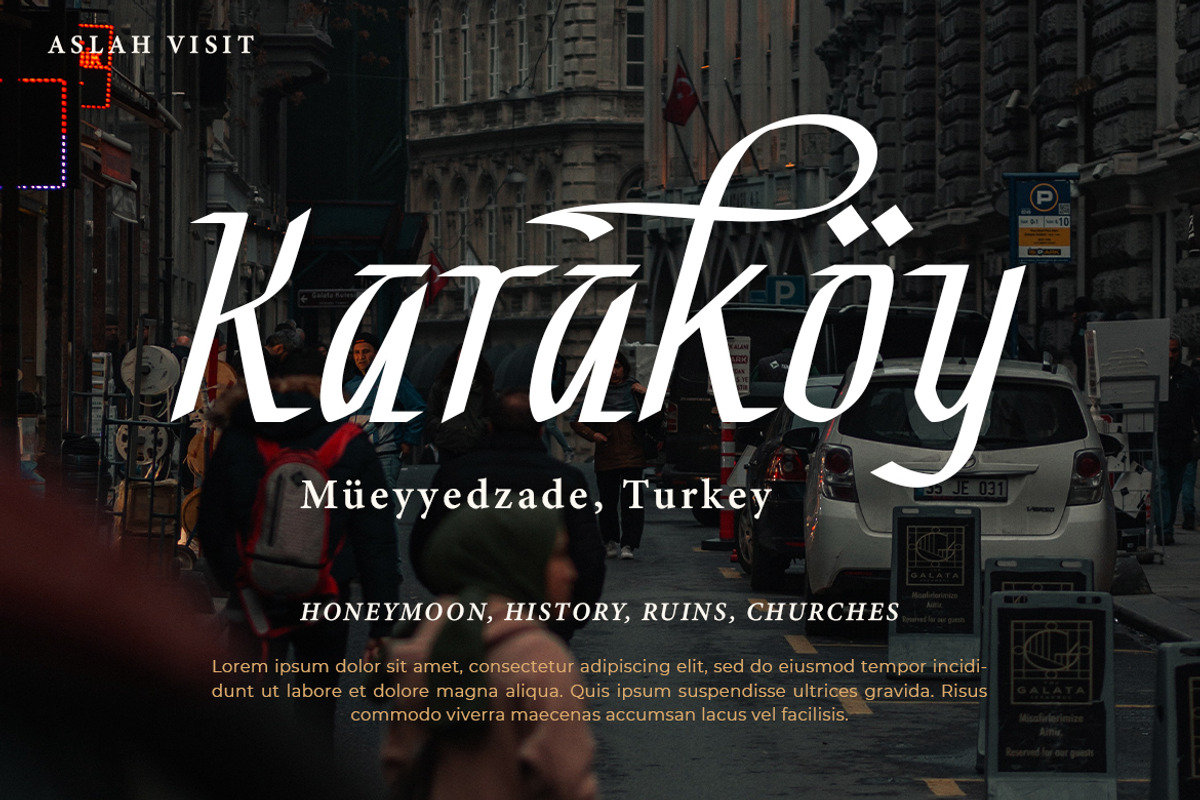 Aslah - Turkish Font Style, a Font by Typefactoryco (Photo 7 of 10)